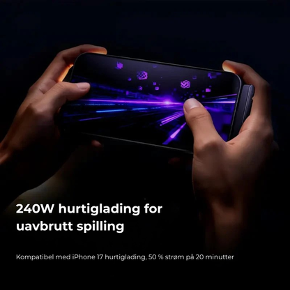 FlexCharge 2-i-1™ | Rask lading + innebygd holder – gjør hverdagen enklere