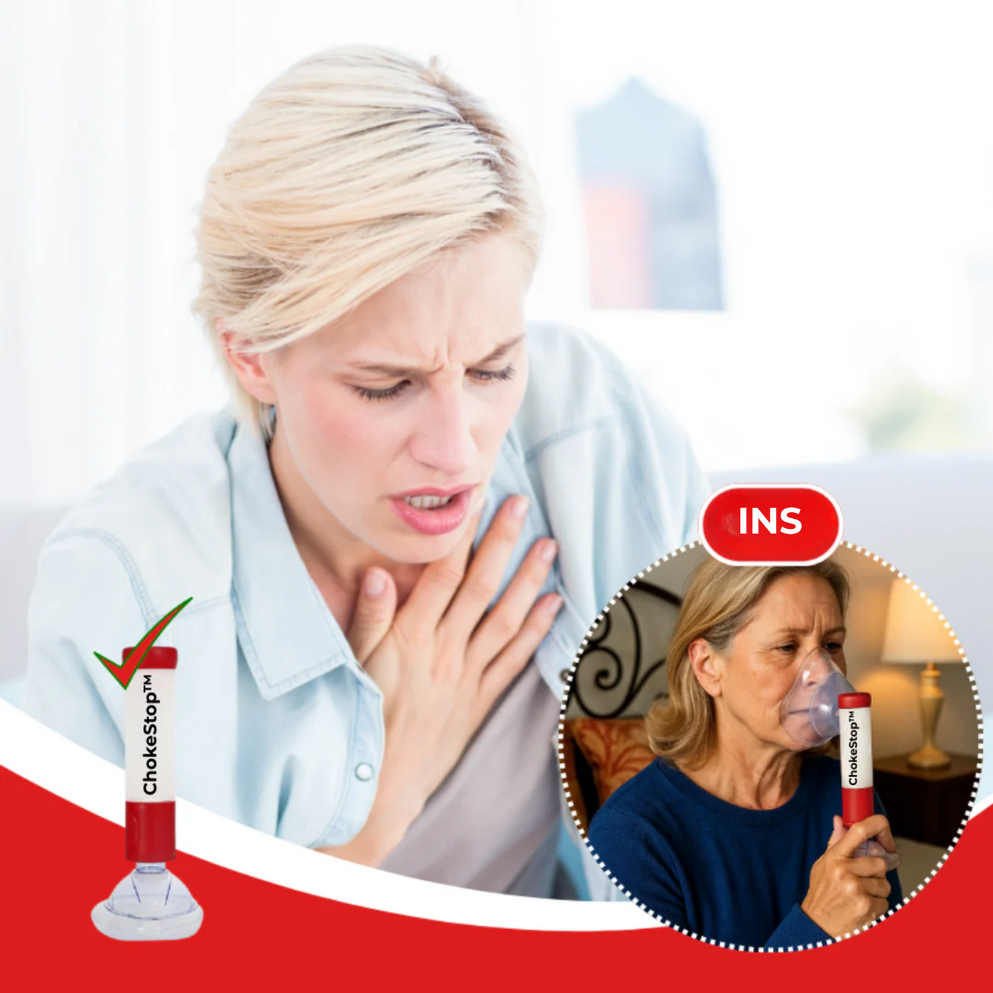 ChokeStop™ | Beskytt familien din mot kvelning, rens luftveiene umiddelbart