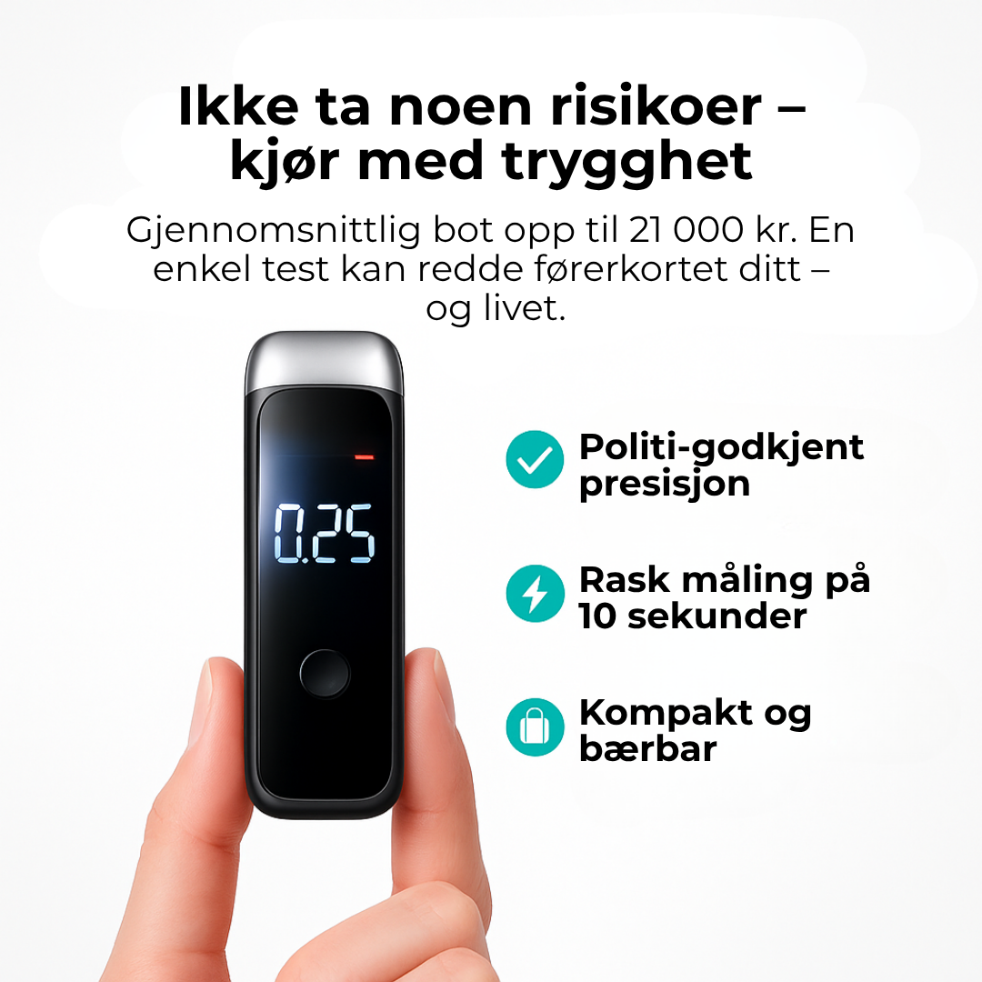 BlowSafe™ | Kjenn faktaene før du kjører 🚗