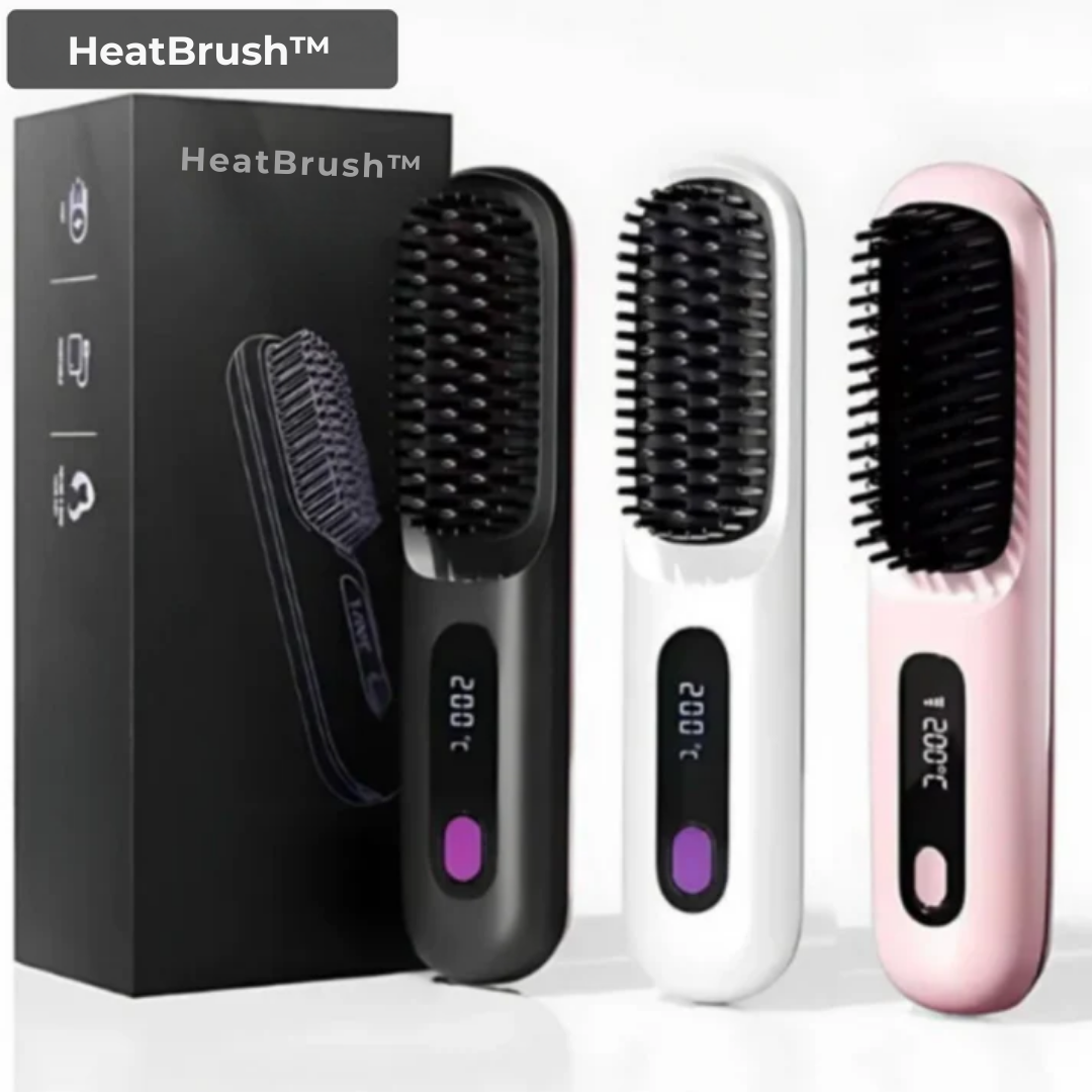 HeatBrush™ | Salonblødt Hår Når Som Helst, Hvor Som Helst