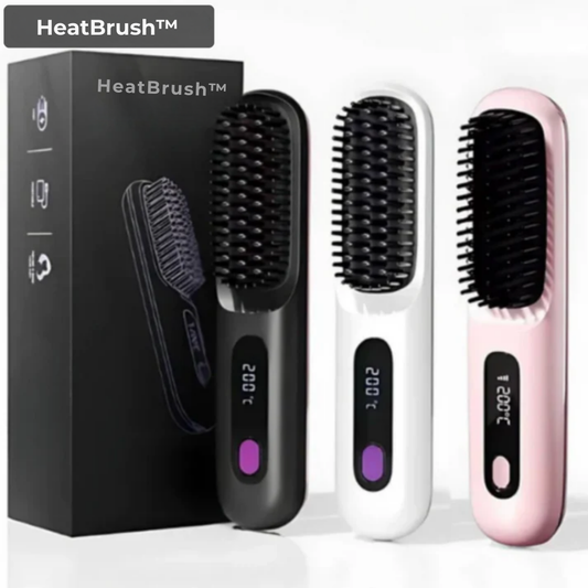 HeatBrush™ | Salonblødt Hår Når Som Helst, Hvor Som Helst