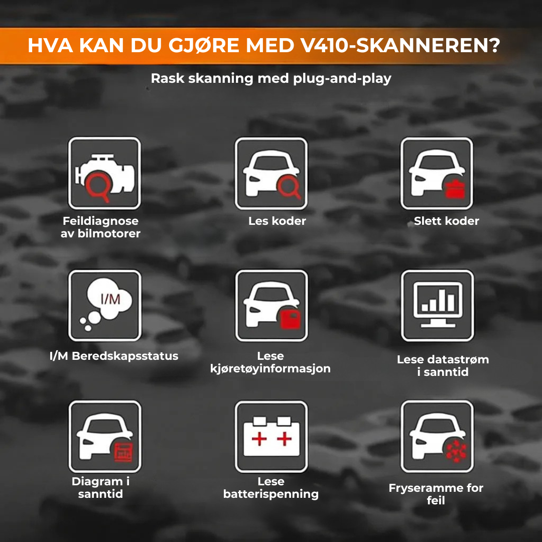 AutoScan Pro™ | OBD2 Bilscanner til Hurtig Fejlfinding og Klare Diagnoser