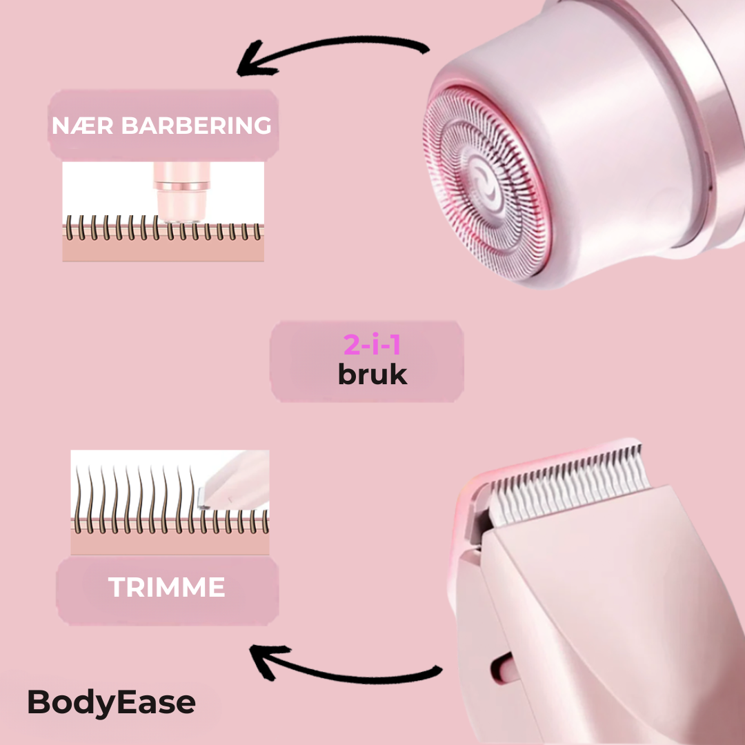BodyEase™ | 2-i-1 Kroppshøvel for kvinner