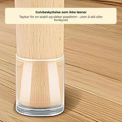 GlidFlex™ | Beskytter gulv & stopper støy