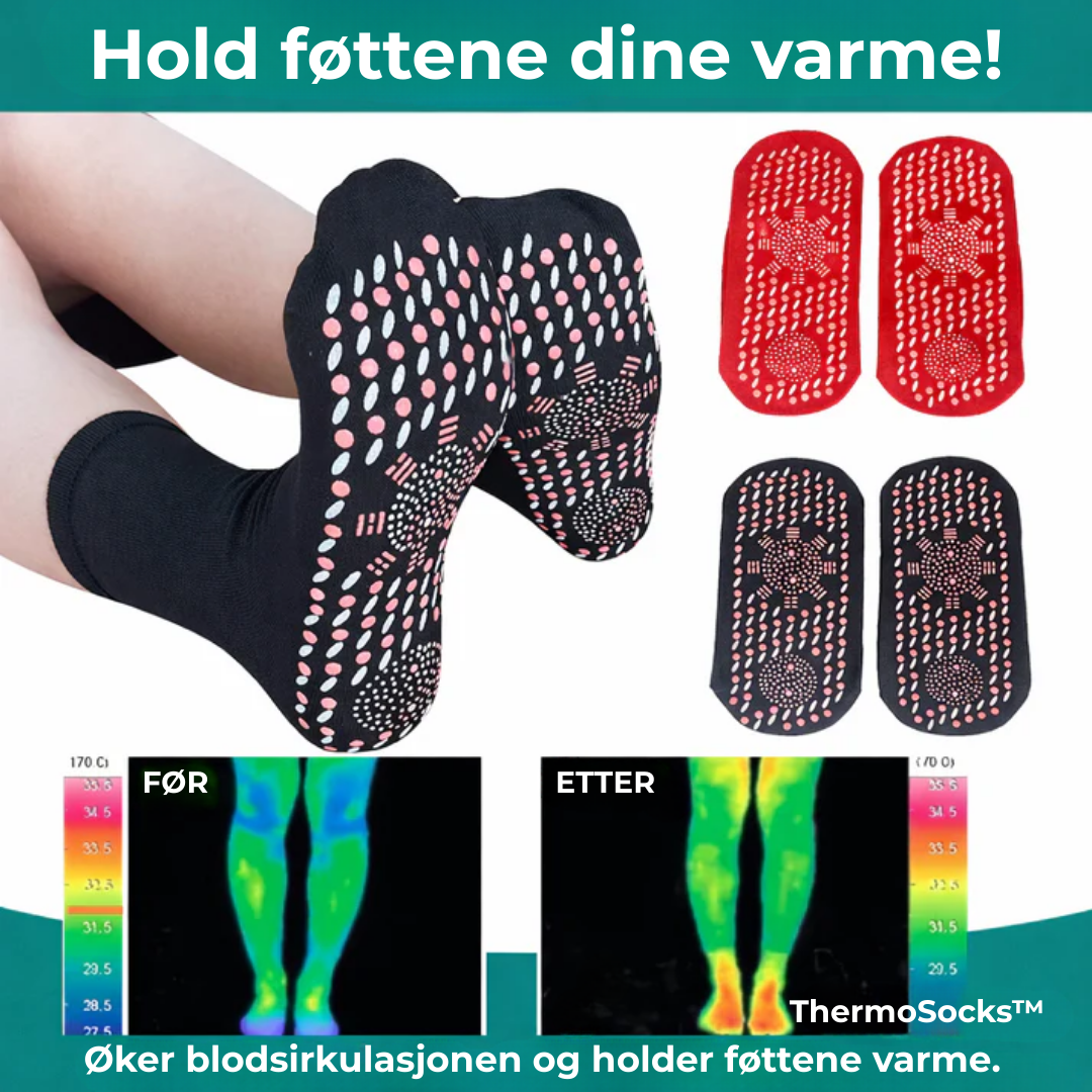 ThermoSocks™ | Selvutvarmende sokker – Skira Norge
