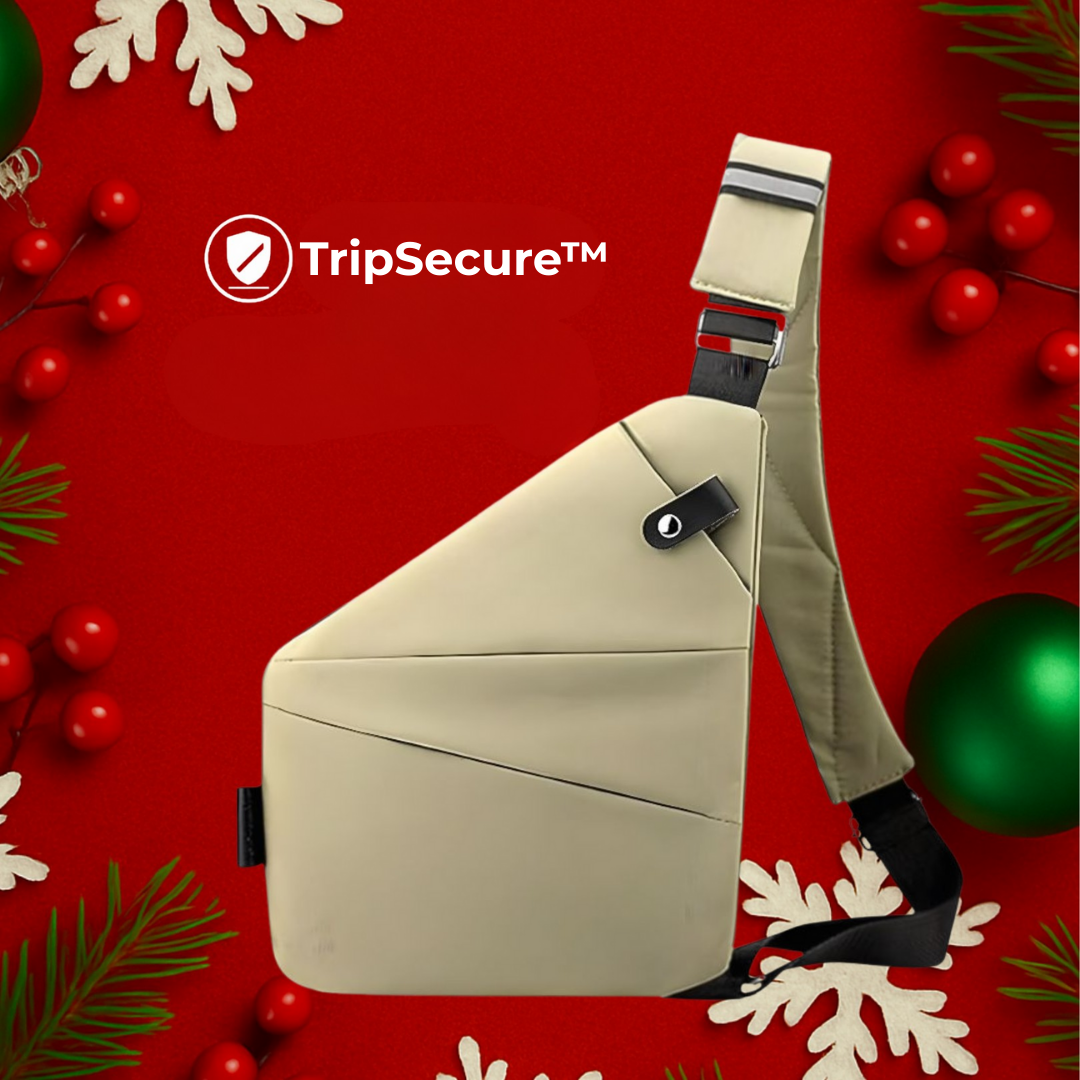 TripSecure™ | Multifunksjonell tyverisikker crossbody-veske