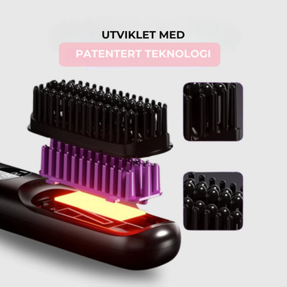 HeatBrush™ | Salonblødt Hår Når Som Helst, Hvor Som Helst