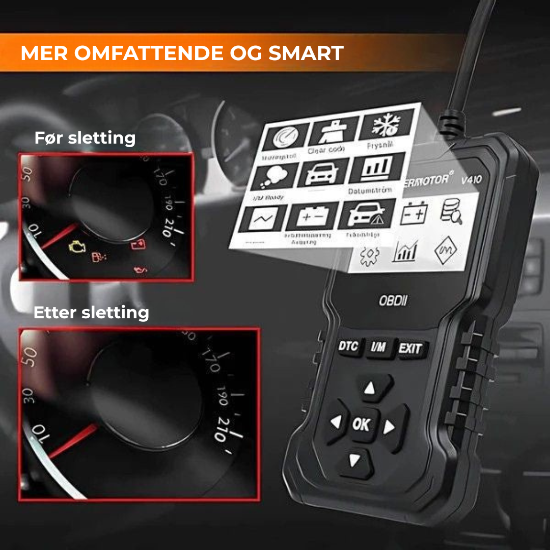 AutoScan Pro™ | OBD2 Bilscanner til Hurtig Fejlfinding og Klare Diagnoser