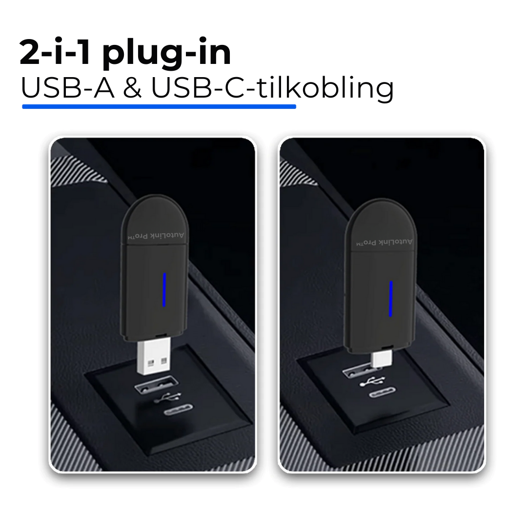 Autolink R Pro AutoLink Pro™ | Trådløs CarPlay & Android Auto Adapter for iPhone & An ...