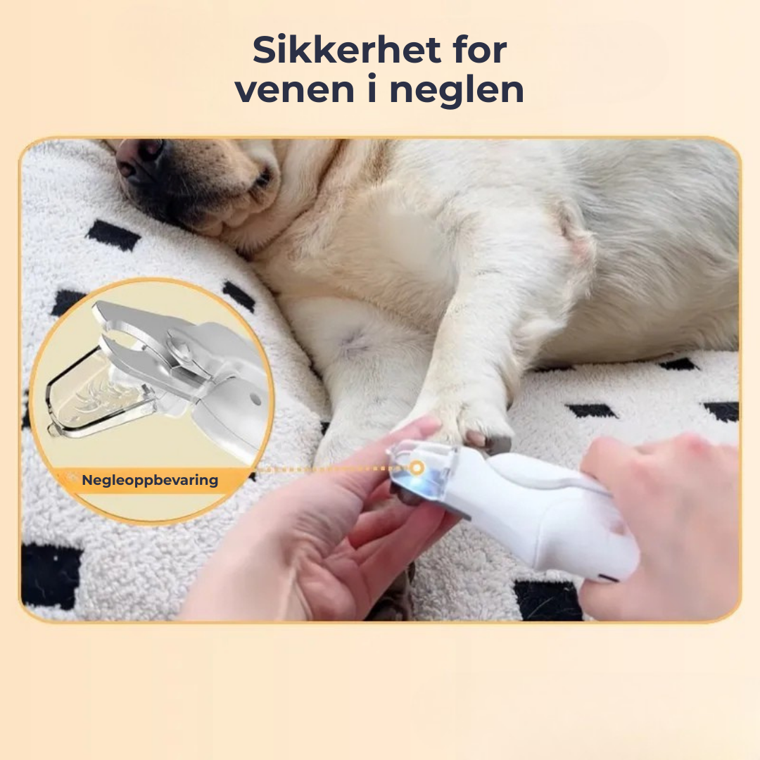 PoteTrygg™ Pro | 2-i-1 LED-klosaks for trygg potepleie uten frykt