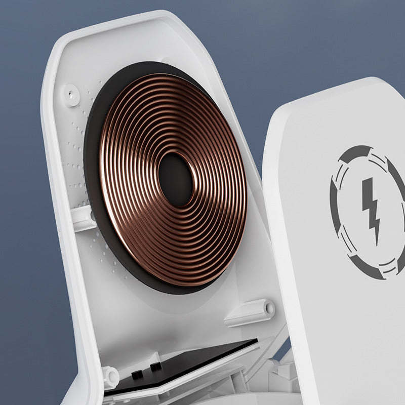 Premium Trådløs Hurtiglader med Mobilholder