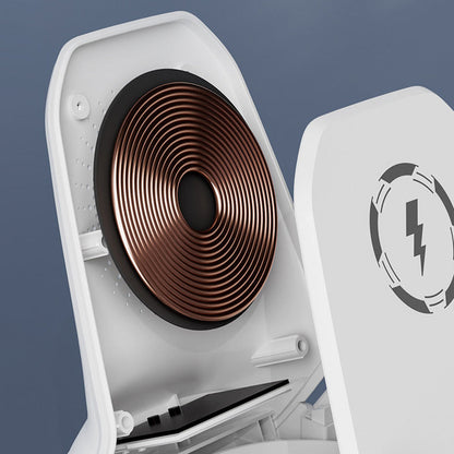 Premium Trådløs Hurtiglader med Mobilholder